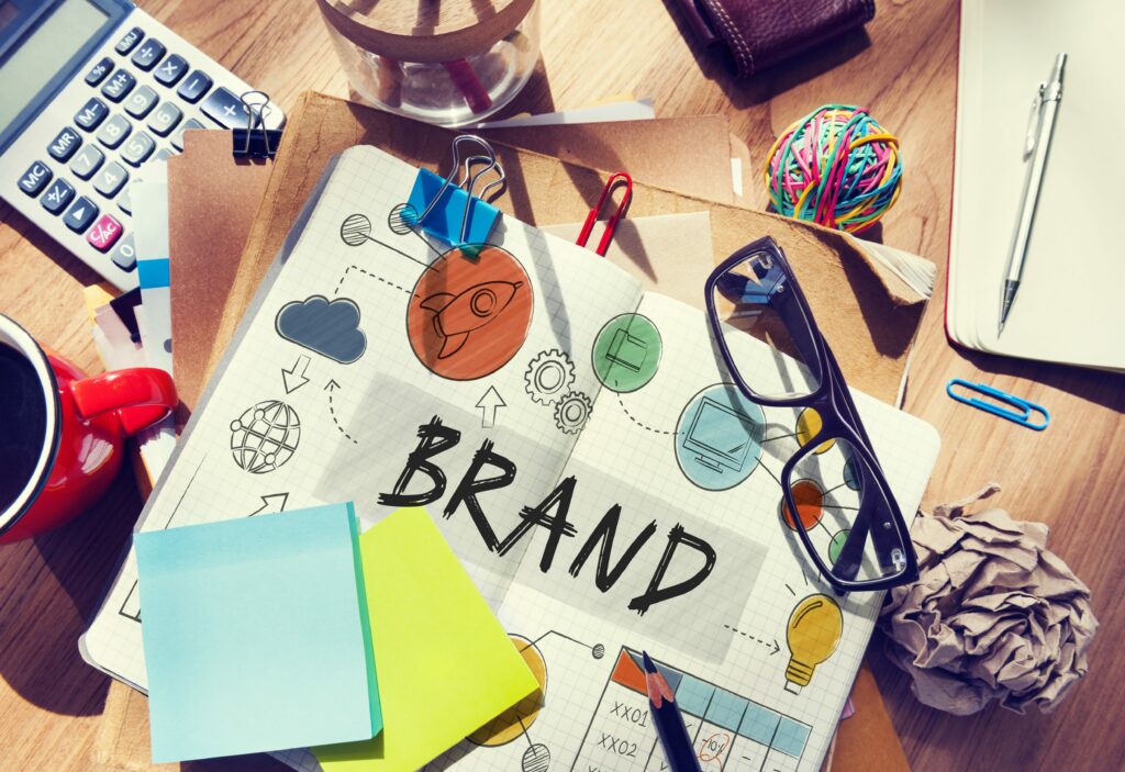 Domain Name: Brand Branding Advertising Trademark Marketing Concept