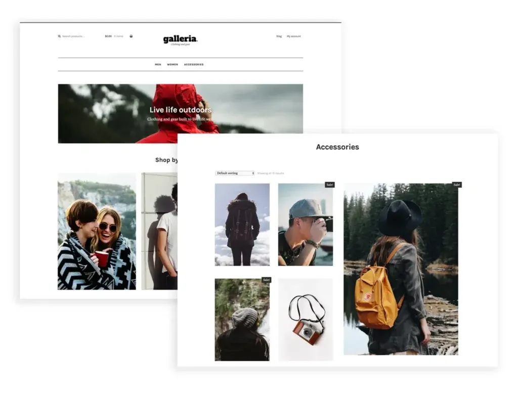 your guide to the best of wordpress themes 
galleria 
