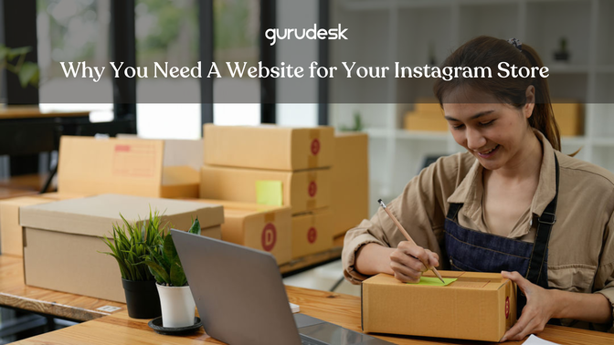 why you need a website for your instagram shop